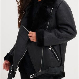 ❌SOLD❌ Topshop faux leather jacket